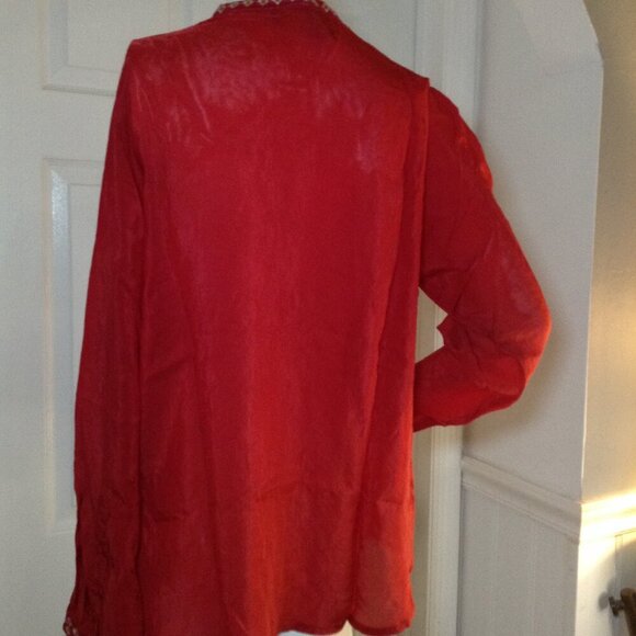 NWT Johnny Was "L" Applique Marcia Blouse, Bohemian Chic, TrendingStyle, Couture - Picture 3 of 6